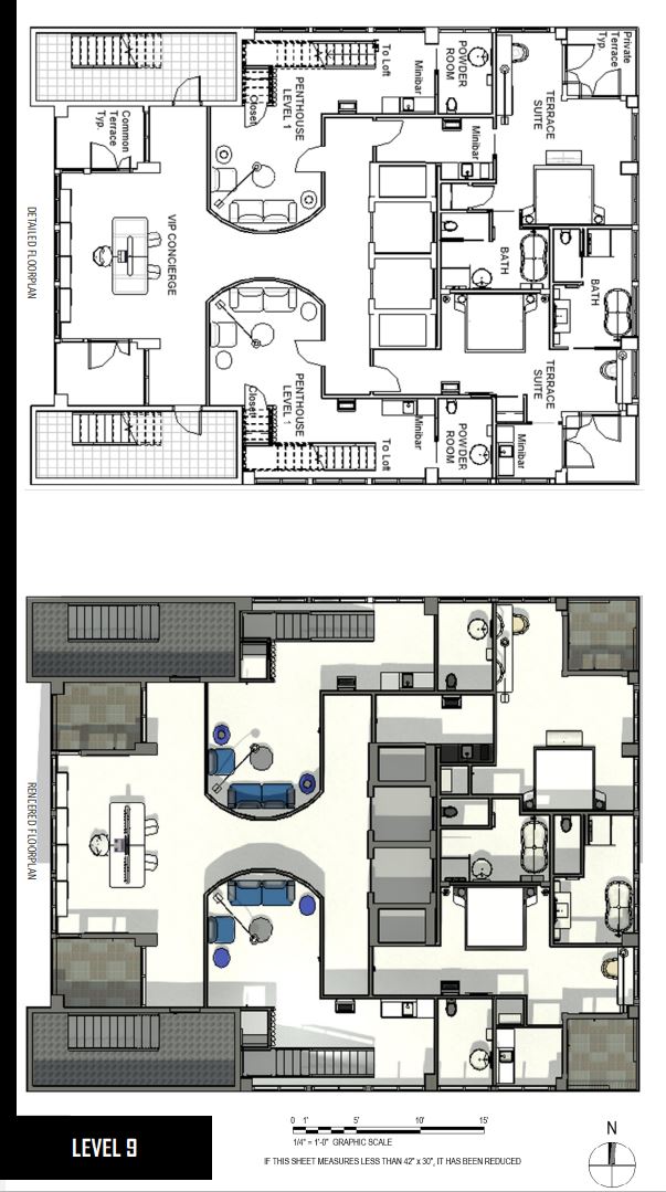 Floor Plan Level 9