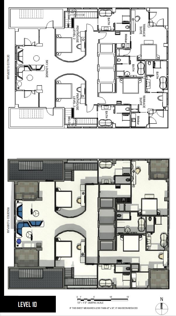 Floor Plan Level 10